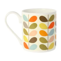 Orla Kiely Multi Color 10 Stem Bone China Mug- Tea|Blues
