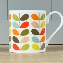 Orla Kiely Multi Color 10 Stem Bone China Mug- Tea|Blues