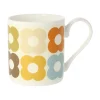 Orla Kiely Multi Spot Flower Bone China Mug- Flowers & Garden|Bright Colors