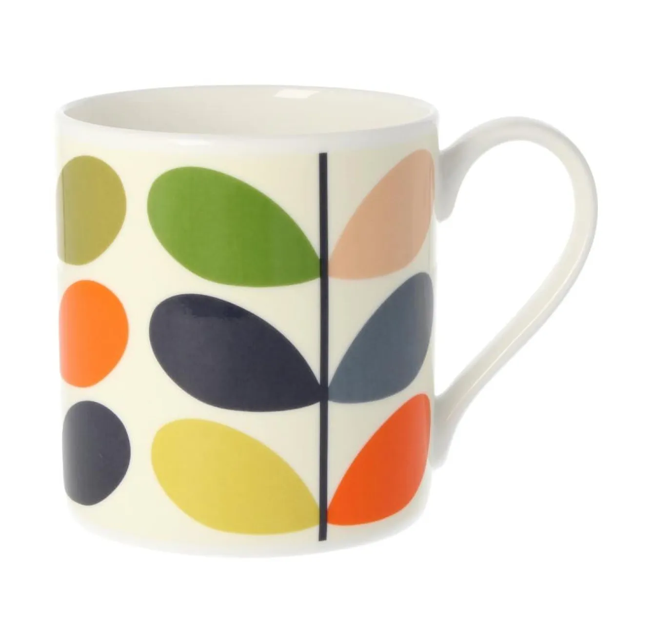 Orla Kiely Multi Stem Bone China Mug- Tea|Bright Colors