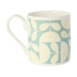 Orla Kiely Patchwork Aqua Bone China Mug- Tea|Blues
