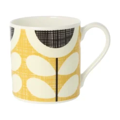 Orla Kiely Scribble Sunflower Bone China Mug- Tea|Bright Colors