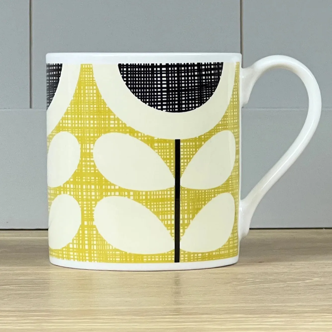 Orla Kiely Scribble Sunflower Bone China Mug- Tea|Bright Colors