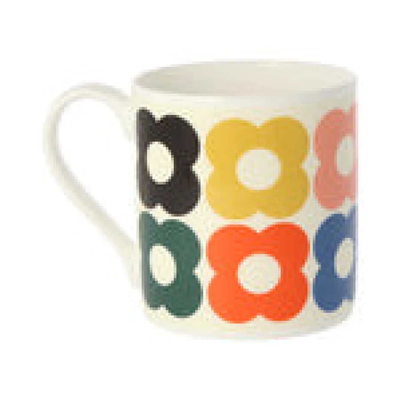 Orla Kiely Spot Flower Fun Bone China Mug- Tea|Bright Colors