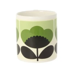 Orla Kiely Spring Bloom Green Bone China Mug- Tea|Bright Colors