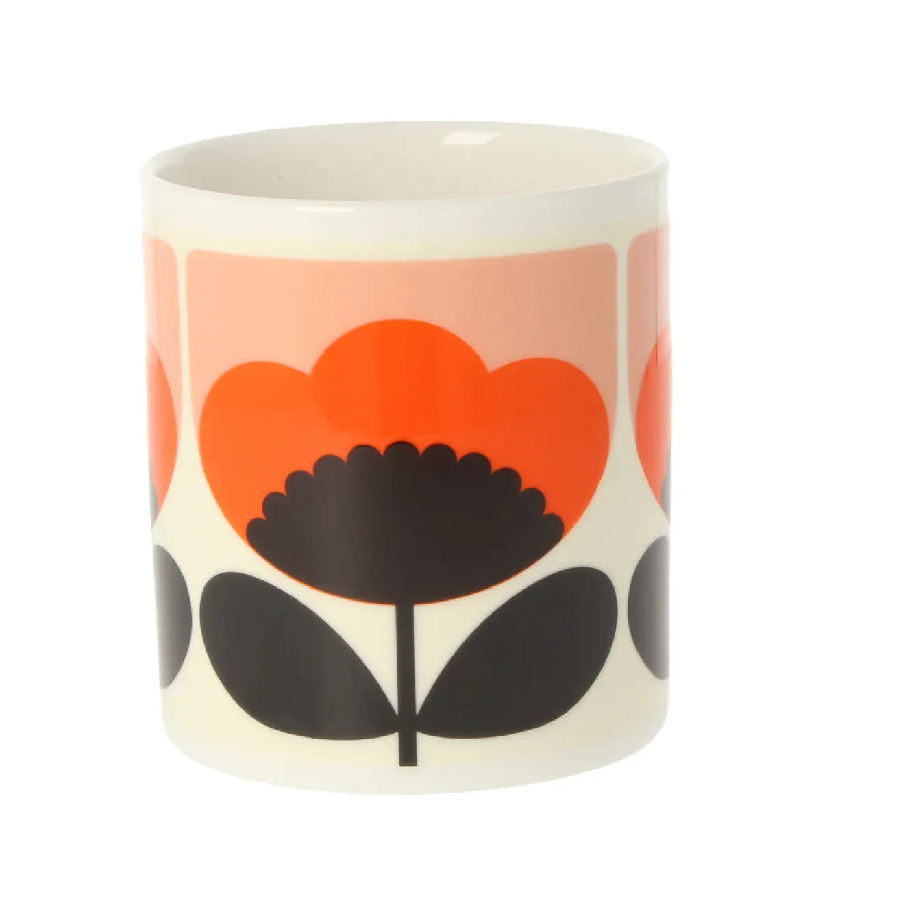 Orla Kiely Spring Bloom Orange Bone China Mug- Tea|Bright Colors