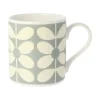 Orla Kiely 60's Stem Duckegg Bone China Mug- Tea|Bright Colors