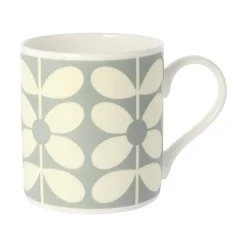 Orla Kiely 60's Stem Duckegg Bone China Mug- Tea|Bright Colors