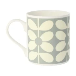 Orla Kiely 60's Stem Duckegg Bone China Mug- Tea|Bright Colors