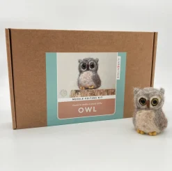 Bergin & Bath Owl Needle Felting Kit- Crafts