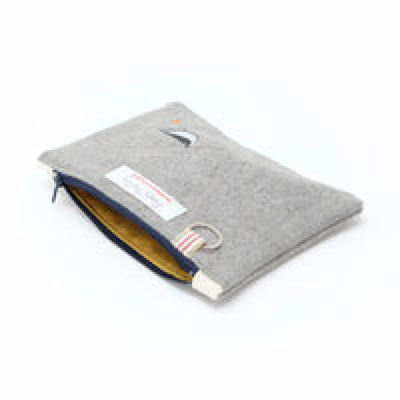 Poppy Treffry Oyster Catcher Flat Embroidered Zip Purse with Keyring- Storage|Key Chains