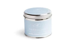 Marmalade of London Pacific Orchid & Sea Salt Medium Tin Candle- Home Fragrance