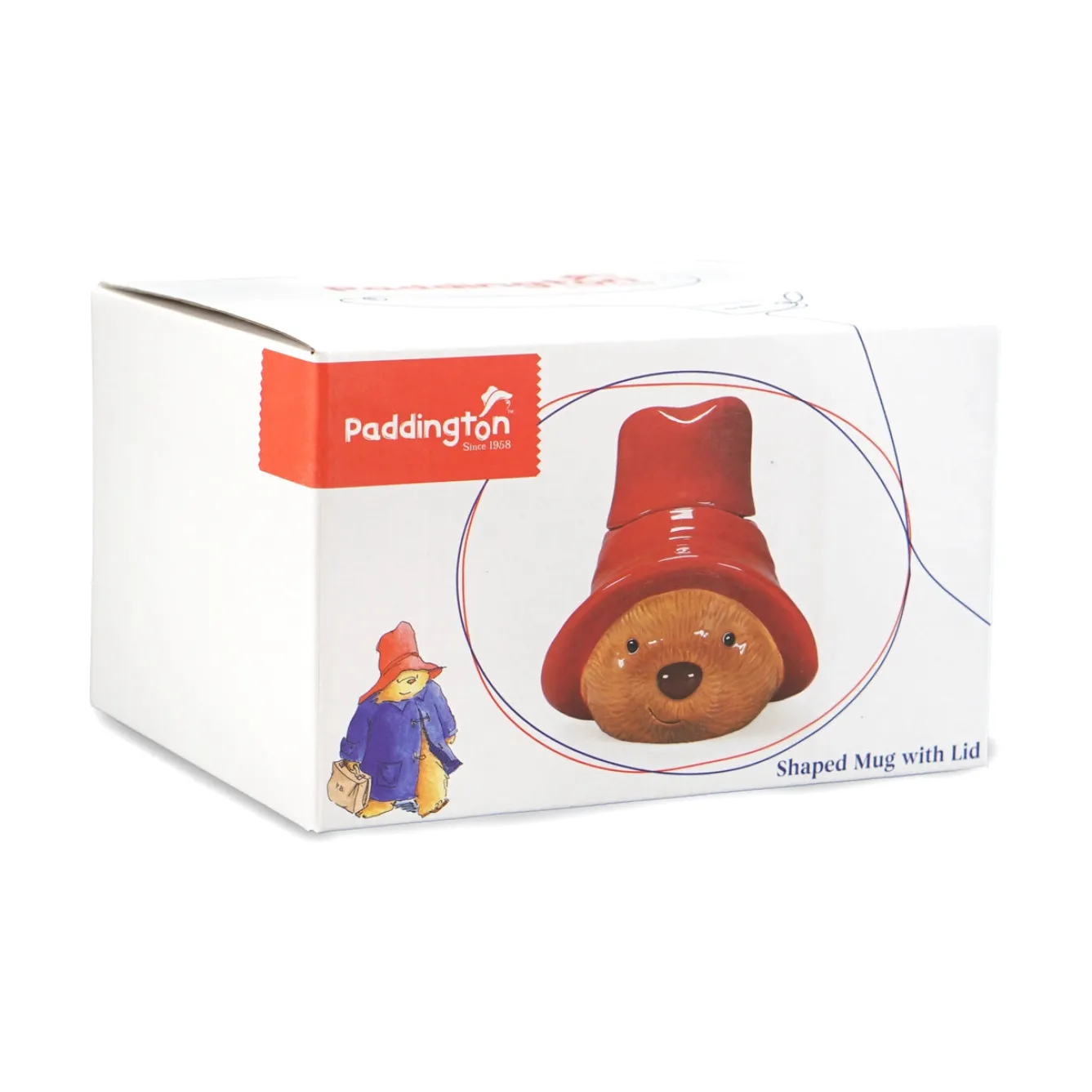 Half Moon Bay Paddington Bear Shaped Ceramic Mug- Whimsical