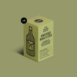 The Drinks Bakery Parmesan, Toasted Pine Nuts and Basil Drinks Biscuits 36g- Tea|Snacks & Crackers