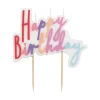 Talking Tables Pastel Happy Birthday Candle Cake Topper- Greeting Cards