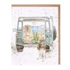 Wrendale Designs 'Paws for a Picnic' Spaniel and Labrador Blank Greetings Card- Picnic|Greeting Cards