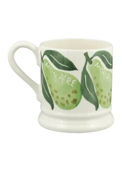Emma Bridgewater Pears 1/2 Pint Mug- Flowers & Garden