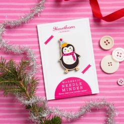 Hawthorn Handmade Penguin Magnetic Needle Holder- Crafts
