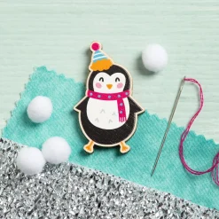 Hawthorn Handmade Penguin Magnetic Needle Holder- Crafts