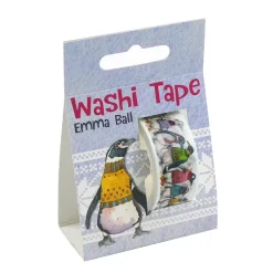 Emma Ball Penguins in Pullovers 20mm Washi Tape- Stationery|Crafts