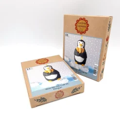 Corinne Lapierre Penguin Wool Mix Felt Craft Kit- Crafts|Children