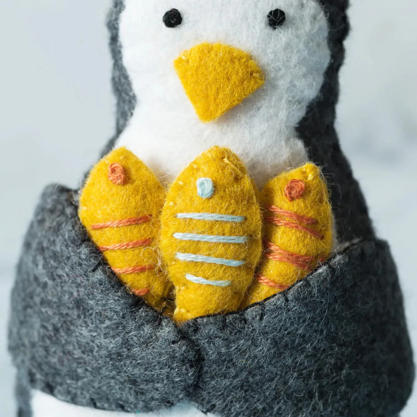 Corinne Lapierre Penguin Wool Mix Felt Craft Kit- Crafts|Children