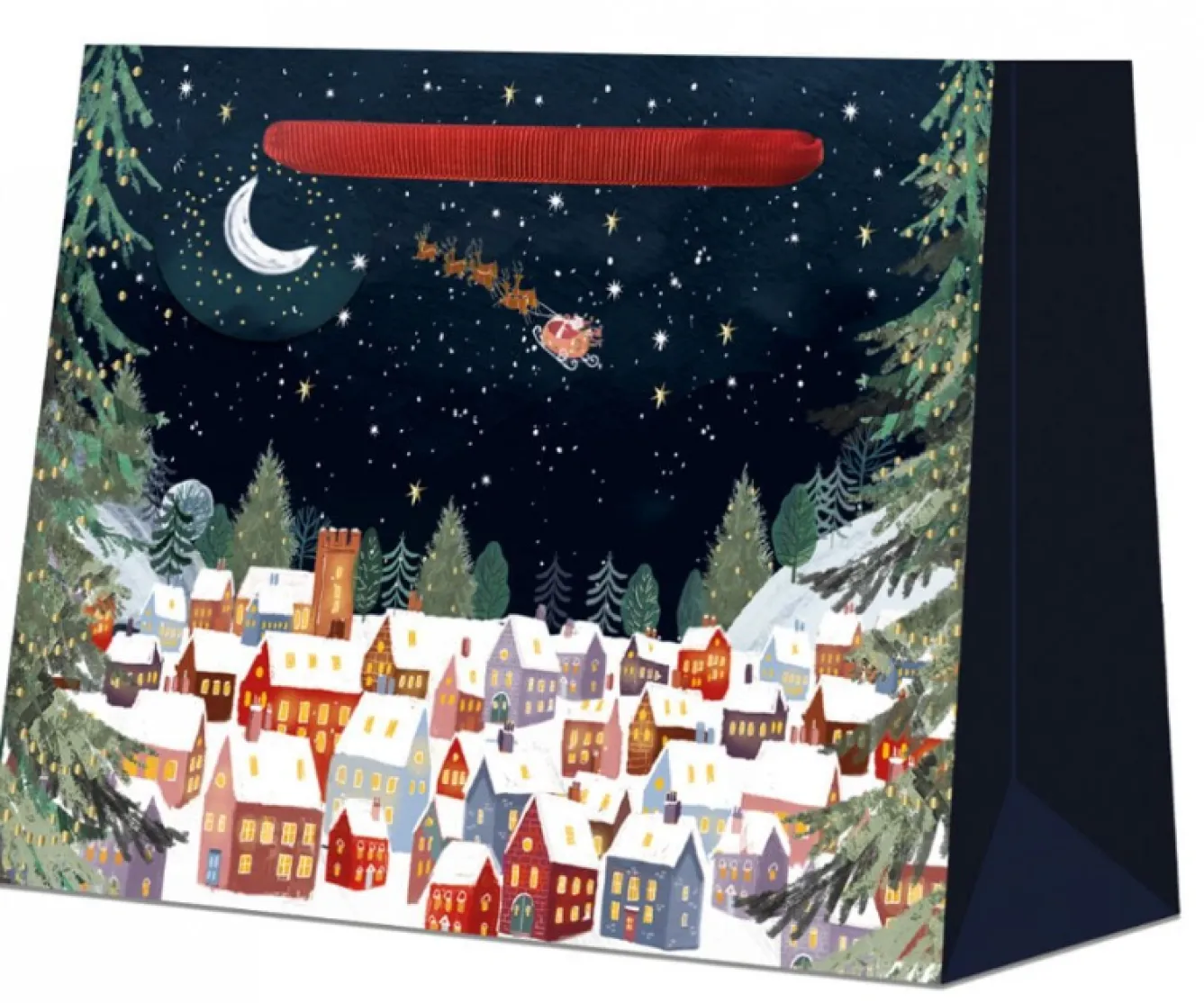 Penny Kennedy Christmas Eve Shopper Gift Bag- Christmas
