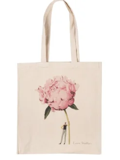 Laura Stoddart Peony Heavyweight Tote Bag- Bags