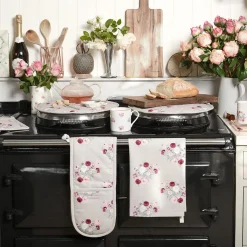 Sophie Allport Peony Tea Towel- Tea|Tea