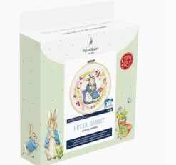The Crafty Kit Co. Peter Rabbit & His Mother Embroidery Kit- Crafts|Children