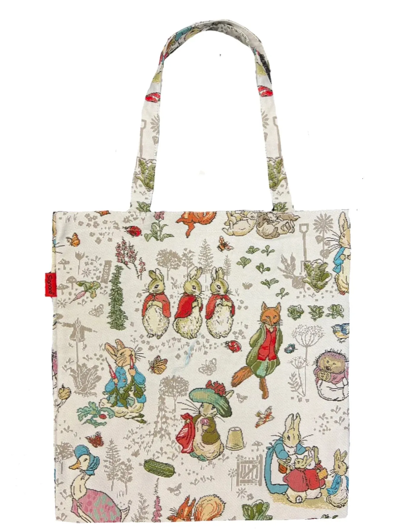 Signare Peter Rabbit Flat Tote Bag- Easter