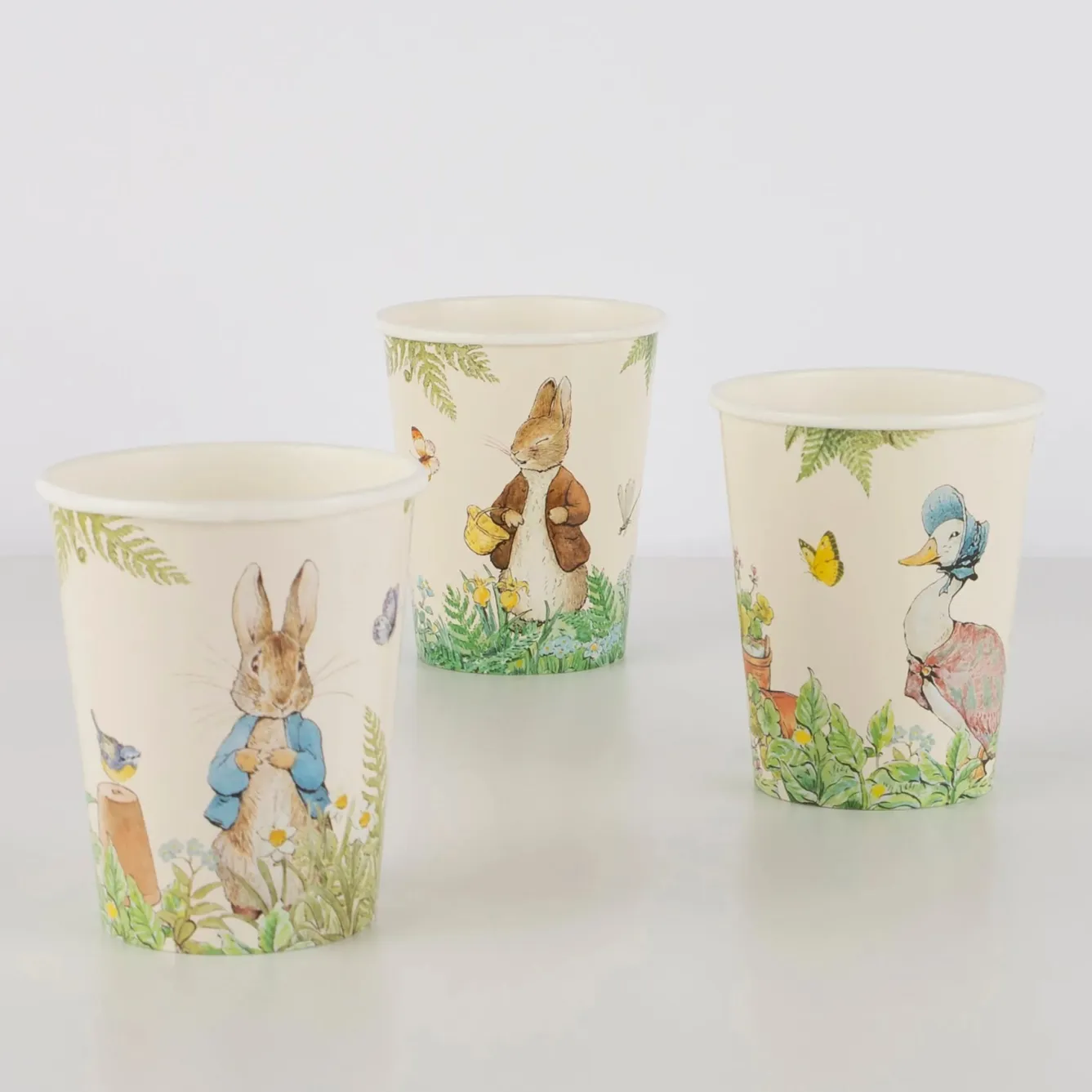 Meri Meri Peter Rabbit In The Garden Cups- Easter|Novelty