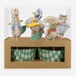 Meri Meri Peter Rabbit In the Garden Cupcake Kit- Easter|Novelty