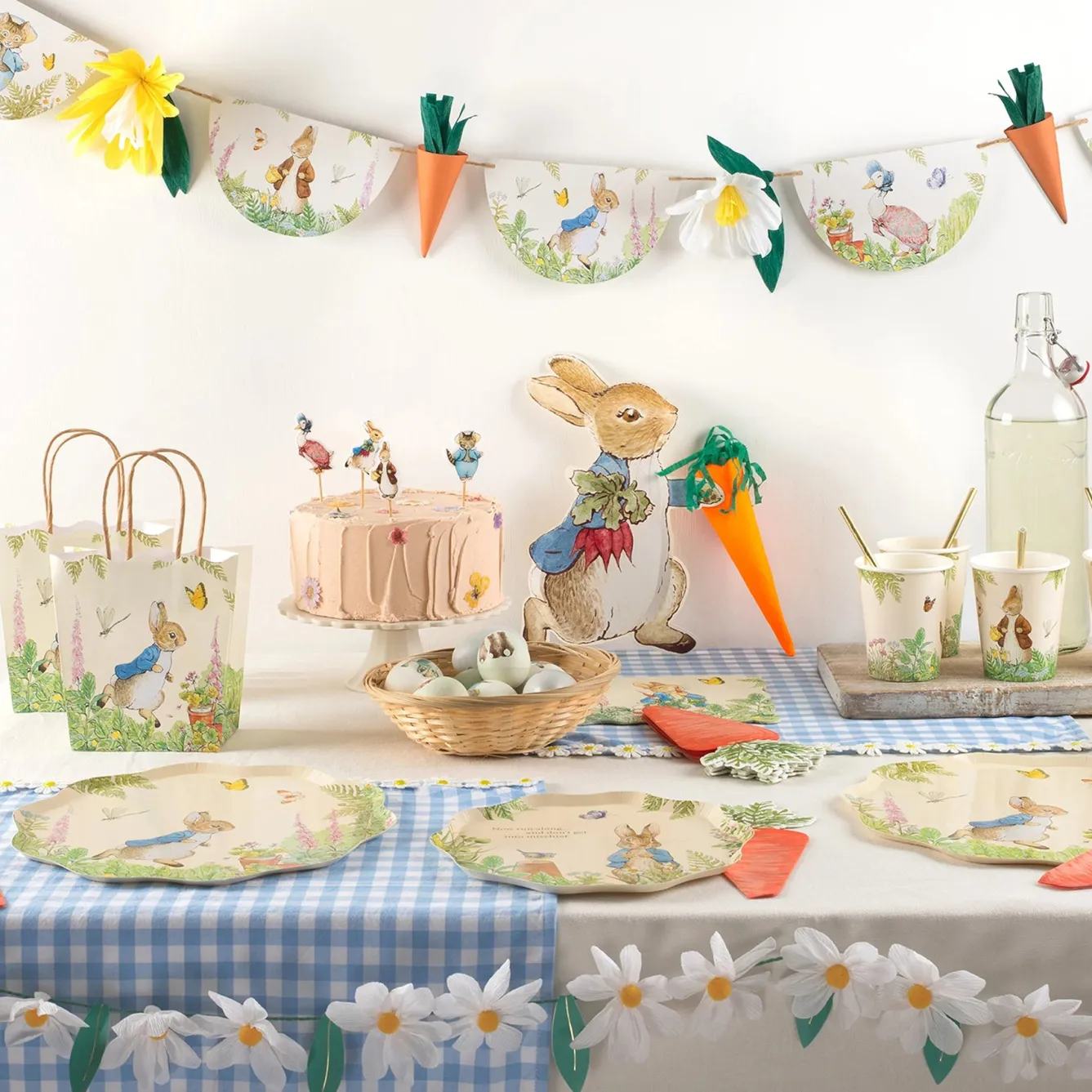 Meri Meri Peter Rabbit In The Garden Dinner Plates- Easter|Novelty