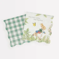 Meri Meri Peter Rabbit In the Garden Small Napkins- Easter|Novelty