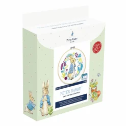 The Crafty Kit Co. Peter Rabbit Plans His Next Adventure Embroidery Kit- Crafts|Children