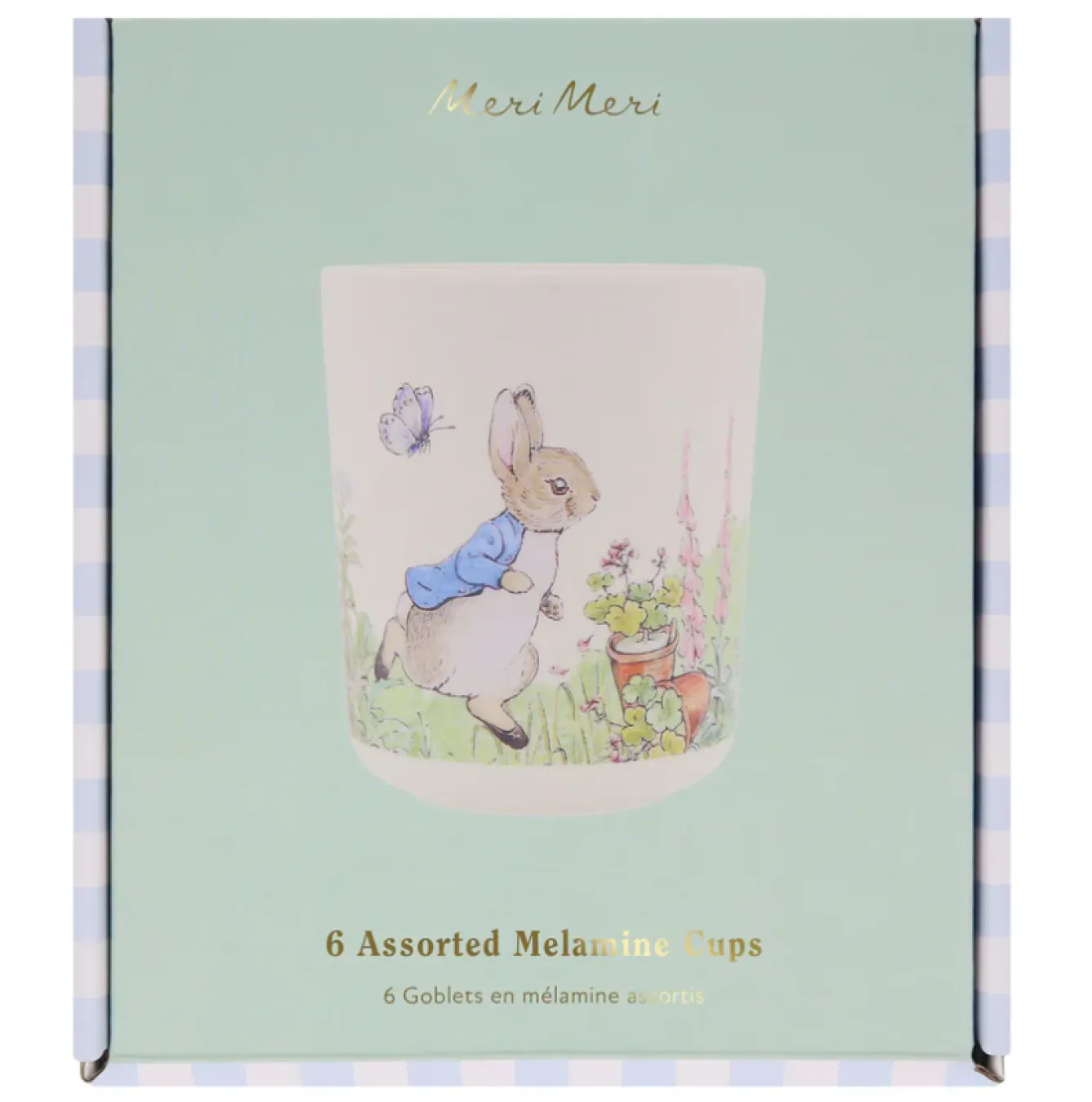 Meri Meri Peter Rabbit Reusable Cups - Set of 6- Easter|Novelty