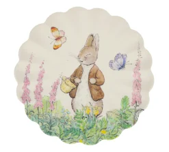 Meri Meri Peter Rabbit Reusable Small Plates - Set of 6- Easter|Novelty