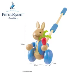 Orange Tree Toys Peter Rabbit™ Wooden Push Along Toy- Children
