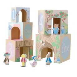 Orange Tree Toys Peter Rabbit™ Wooden Stacking Cubes- Children