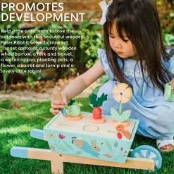 Orange Tree Toys Peter Rabbit™ Wooden Wheelbarrow- Children
