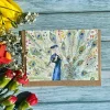 Jen Winnett Picasso The Peacock Eco-card- Greeting Cards