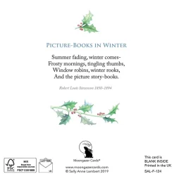 Moongazer Cards Picture Books in Winter Robin Greeting Card- Christmas Cards|Greeting Cards