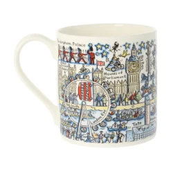 Picturemaps London Bone China Mug- Royal|Tea