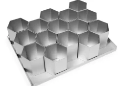 Silverwood 15 Piece 2.5 inch Hexagon Multi Mini Cake Tin Set- Bakeware