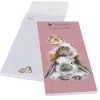 Wrendale Designs 'Piggy in the Middle' Guinea Pig and Rabbit Shopping List Pad- Stationery