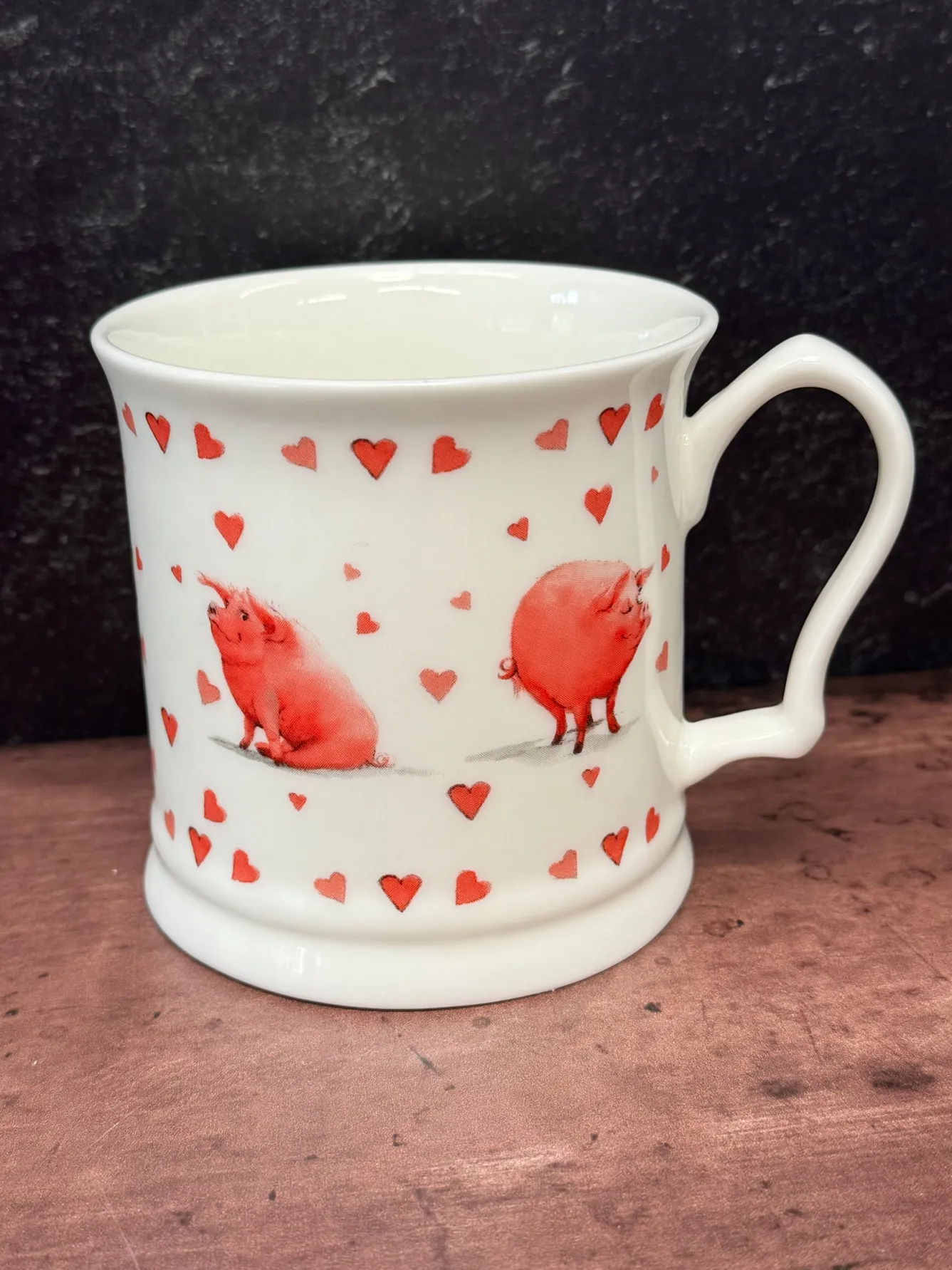 Jane Abbott Designs Piggy Tankard Mug- Tea