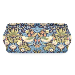 Spode Pimpernel Strawberry Thief Blue Melamine Sandwich Tray- Trays