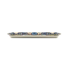 Spode Pimpernel Strawberry Thief Blue Melamine Sandwich Tray- Trays