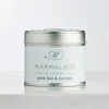 Marmalade of London Pink Fizz & Juniper Medium Tin Candle- Home Fragrance